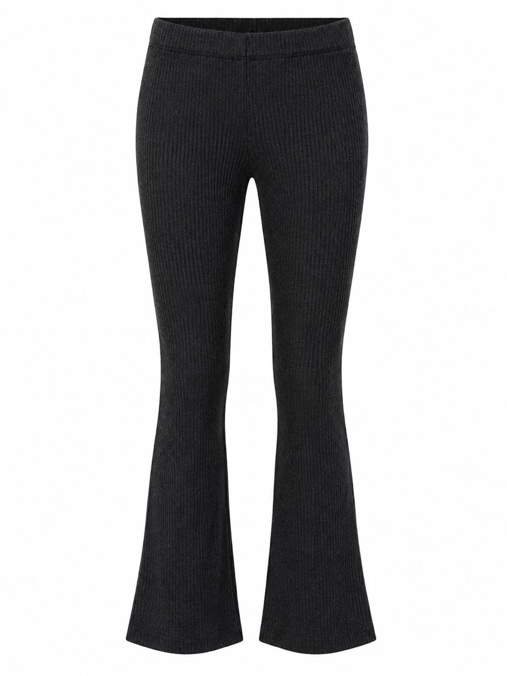 Free People One NWT charcoal waffle knit flare pants, small